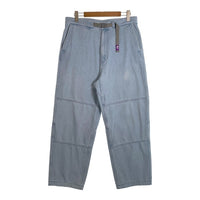 THE NORTH FACE PURPLE LABEL ノースフェイスパープルレーベル Denim Field Pants デニムフィールドパンツ ダブルニー ライトブルー NT5001N Size 34 福生店