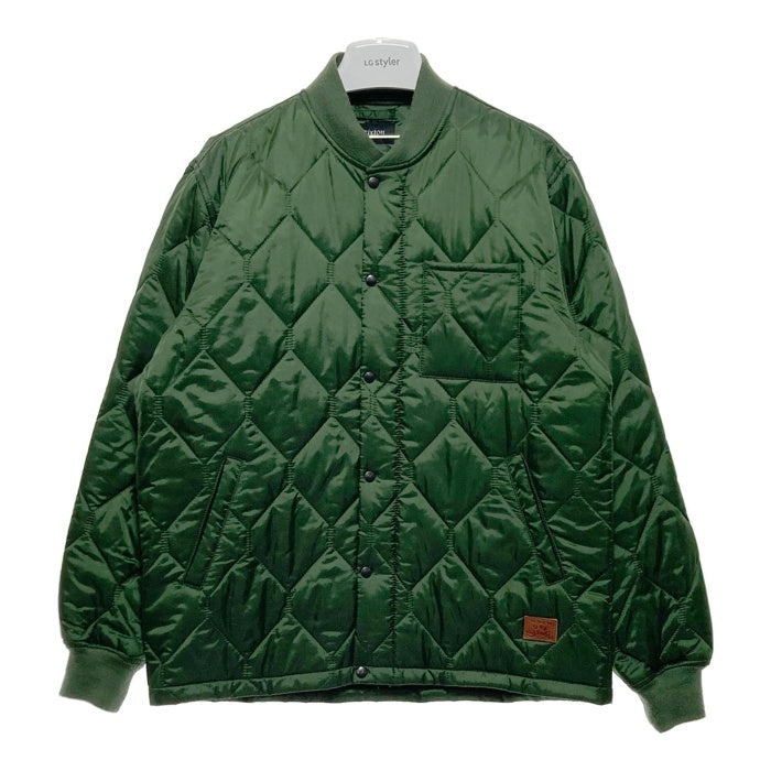 BRIXTON ブリクストン キルティング フルジップジャケット グリーン sizeM 瑞穂店
