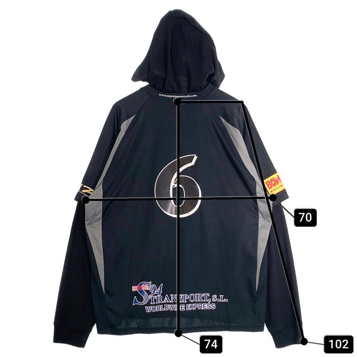 SUPREME シュプリーム 23AW Hooded Soccer Jersey フーデッド サッカージャージー ブラック Size XL 福生店