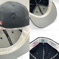 90's New Era ニューエラ 59FIFTY MLB ニューヨーク・ヤンキース ウールベースボールキャップ ブラック ライトブルー USA製 Size 7 1/8 (56.8cm) 福生店