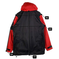 glamb グラム Cameraman mountain parka カメラマン マウンテンパーカー ジップアップジャケット ブラック レッド GB0120/JKT15 Size 3 福生店