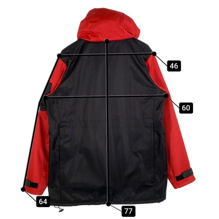 glamb グラム Cameraman mountain parka カメラマン マウンテンパーカー ジップアップジャケット ブラック レッド GB0120/JKT15 Size 3 福生店