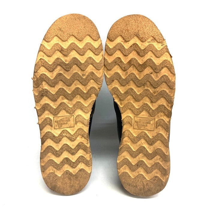RED WING レッドウィング 8130 刺繍羽タグ USA製 アイリッシュセッター ブーツ ブラック size9D 瑞穂店