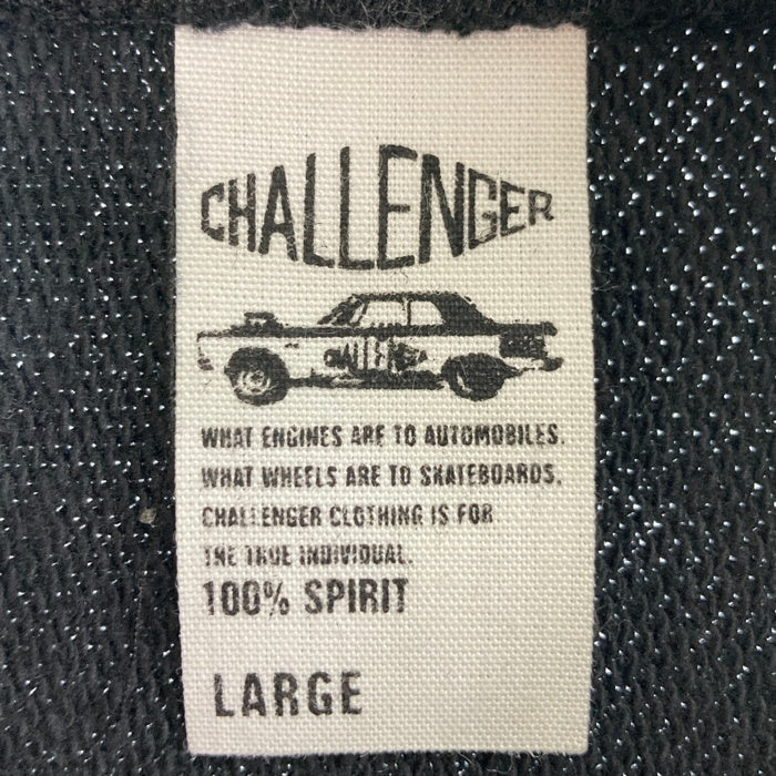 CHALLENGER チャレンジャー CMC RACING SWEAT レーシング スウェットトレーナー ブラック×ブルー sizeL 瑞穂店