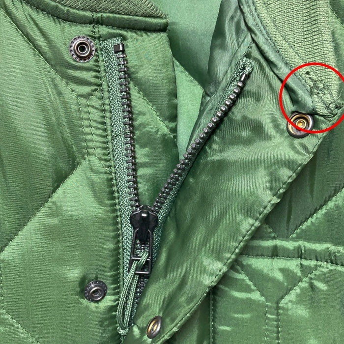 BRIXTON ブリクストン キルティング フルジップジャケット グリーン sizeM 瑞穂店