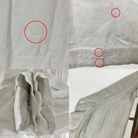 ARTS&SCIENCE アーツアンドサイエンス 0241-L6261-1058 コットン リネン スタンドカラー シャツワンピース ホワイト Size1 瑞穂店