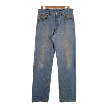 90's Levi's リーバイス 501 テーパードデニムパンツ インディゴ 93年 USA製 ペンキ Size 34×32 福生店