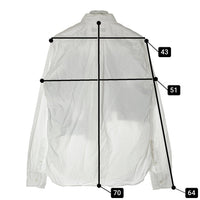 COMME des GARCONS HOMME コムデギャルソンオム AD2014 HN-B009 チェックパッチワーク 長袖シャツ ホワイト sizeS 瑞穂店
