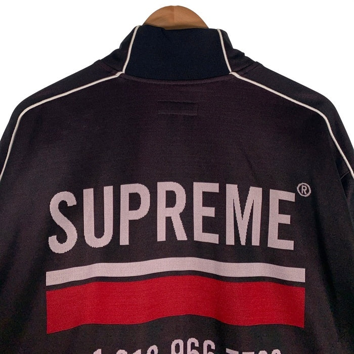SUPREME シュプリーム 22AW World Famous Jacquard Track Jacket ワールドフェイマス ジャカード トラックジャケット ブラック Size XXL 福生店