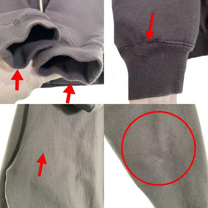 STANDARD CALIFORNIA スタンダードカリフォルニア ジップアップ フーディー パーカー チャコール Size XL 福生店