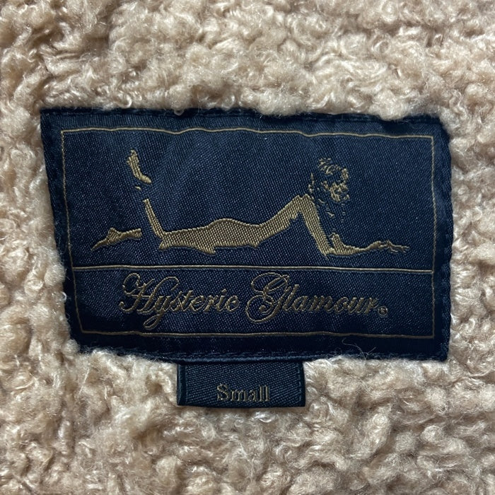 HYSTERIC GLAMOUR ヒステリックグラマー 山羊革 ボアムートンジャケット ブラック sizeS 瑞穂店