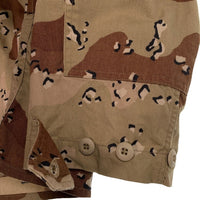 80's U.S.ARMY 米軍 BDU SHIRTS ミリタリーシャツ ジャケット デザートカモ ベージュ ブラウン 86年会計 Size M-XS 福生店