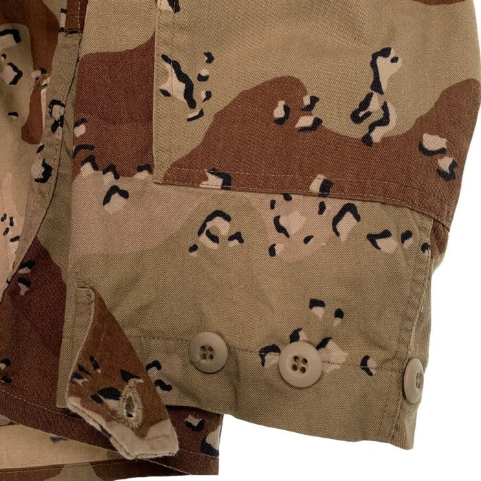 80's U.S.ARMY 米軍 BDU SHIRTS ミリタリーシャツ ジャケット デザートカモ ベージュ ブラウン 86年会計 Size M-XS 福生店
