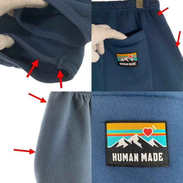 HUMANMADE ヒューマンメイド SWEAT FLEECE PANTS スウェットフリースパンツ ネイビー Size XL 福生店