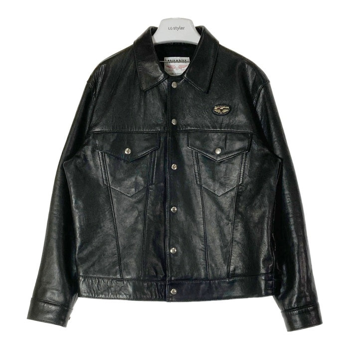 Lewis Leathers ルイスレザー 988 WESTERN JACKET シープスキン ウエスタン レザージャケット ブラック size44 瑞穂店