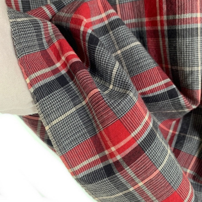 SUGAR CANE シュガーケーン 砂糖黍 シアサッカー チェック 半袖 ワークシャツ ホワイト SC31658 Size M 福生店