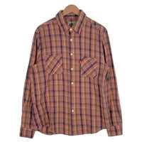 TMT ティーエムティー Heavy flannel Check Shirts ヘビーフランネルチェックシャツ レッド TSH-F2310 Size XL 福生店