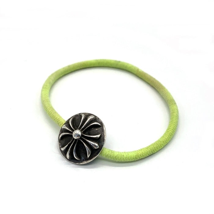 Chrome Hearts クロムハーツ HAIRBAND CH PLUS クロスボール ヘアゴム コンチョ シルバー ブレスレット SV925  福生店