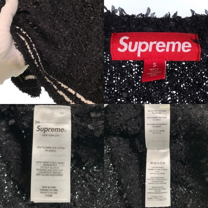 SUPREME シュプリーム 25SS Textured Arc Sweater テクスチャードアーチセーター ブラック ポリアミド コットン Size S 福生店
