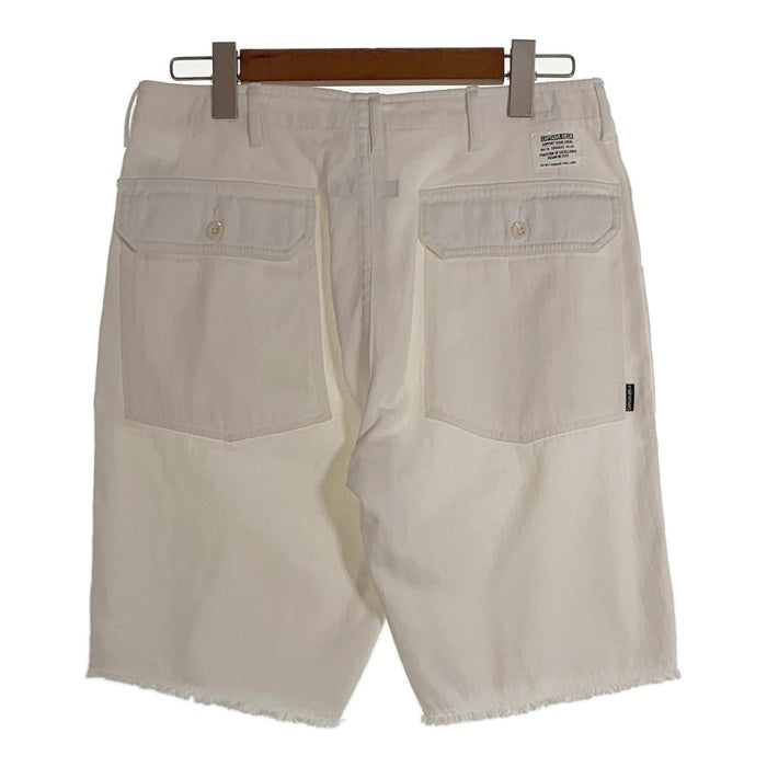 CAPTAINS HELM キャプテンズヘルム BAKER CUT-OFF SHORTS ヘリンボーン ベイカーショートパンツ ホワイト Size M 福生店