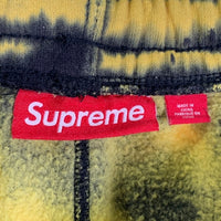 SUPREME シュプリーム 26FW Small Box Sweatshort Tie Dye スモール ボックス スウェット ショーツ ショート ハーフパンツ イエロー ブラック タイダイ Size M 福生店