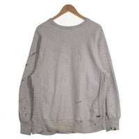80's Champion チャンピオン REVERSE WEAVE リバースウィーブ トリコロール プリントタグ クルーネックスウェット グレー USA製 Size XL 福生店