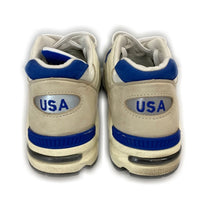 new balance ニューバランス M990WB2 レザー メッシュ ローカットスニーカー ホワイト ブルー USA製 Size 27.5cm 瑞穂店