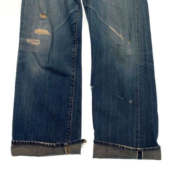 90's Levi's リーバイス 201 ボタン裏555 シンチバック ボタンフライ 赤耳 青耳 セルビッチ デニムパンツ 20201-0020 USA製 Size W34 L36 福生店