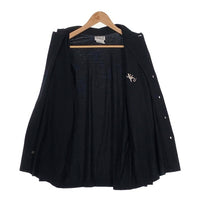 agnes b. homme アニエスベーオム レザール刺繡 コットンシャツ ブラック 長袖 日本製 オールド Size 2 福生店