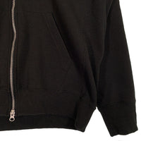 THE NORTH FACE ノースフェイス Square Logo Zip Hoodie スクエアロゴ ジップアップスウェットパーカー ブラック NT12335 Size L 福生店