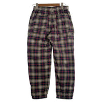 SUPREME シュプリーム 20AW Tartan Flannel Skate Pant フランネル スケート パンツ チェック ブラウン Size S 福生店