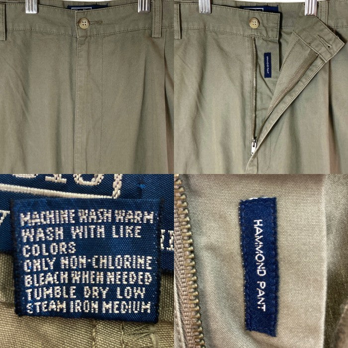Polo Ralph Lauren ポロラルフローレン HAMMOND ツータックチノパンツ カーキ size35 瑞穂店