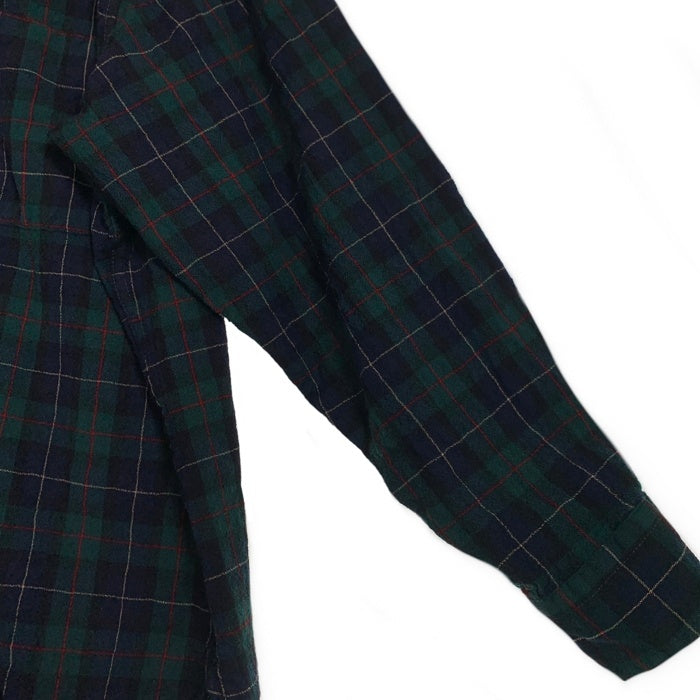 70-80's PENDLETON ペンドルトン SIR ボタンダウン ウールチェックシャツ グリーン USA製 Size XL 福生店