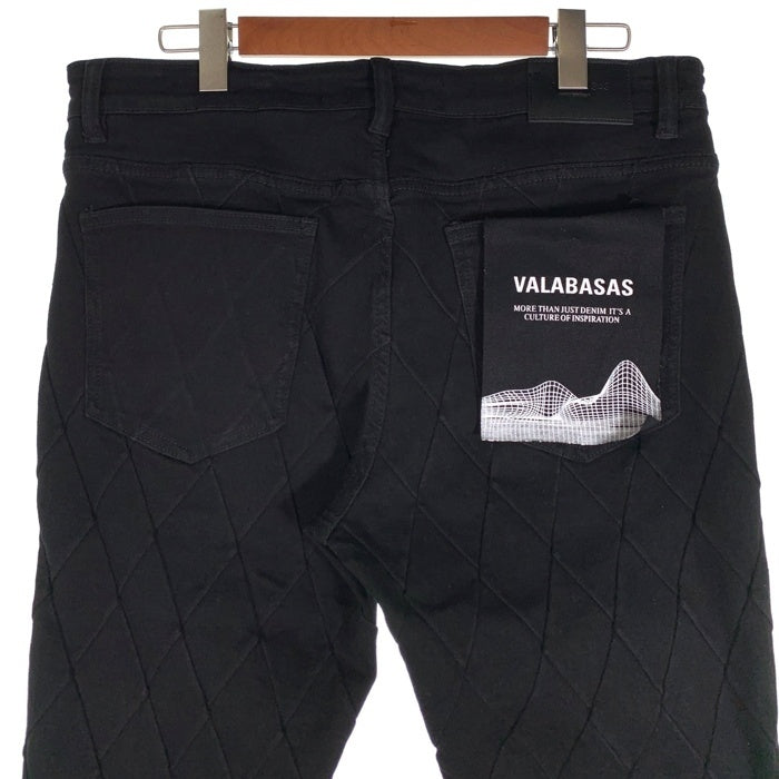 VALABASAS バラバサス DRIFT スキニー デニムパンツ ブラック VLBS-VJ2-1025 Size 36 福生店