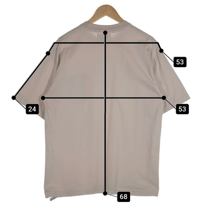 RHC Ron Herman ロンハーマン HTC エイチティーシー Hollywood Trading Company ハリウッドトレーディングカンパニー 26FW Studs Collection スタッズコレクション Pocket Tee ポケT ポケット 半袖 Tシャツ アイボリー USA製 Size M 福生店