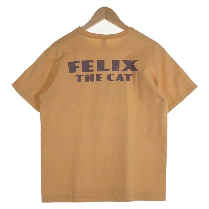 TOYS McCOY トイズマッコイ FELIX THE CAT SPACEWALK プリントTシャツ イエロー TMC2439 Size L 福生店