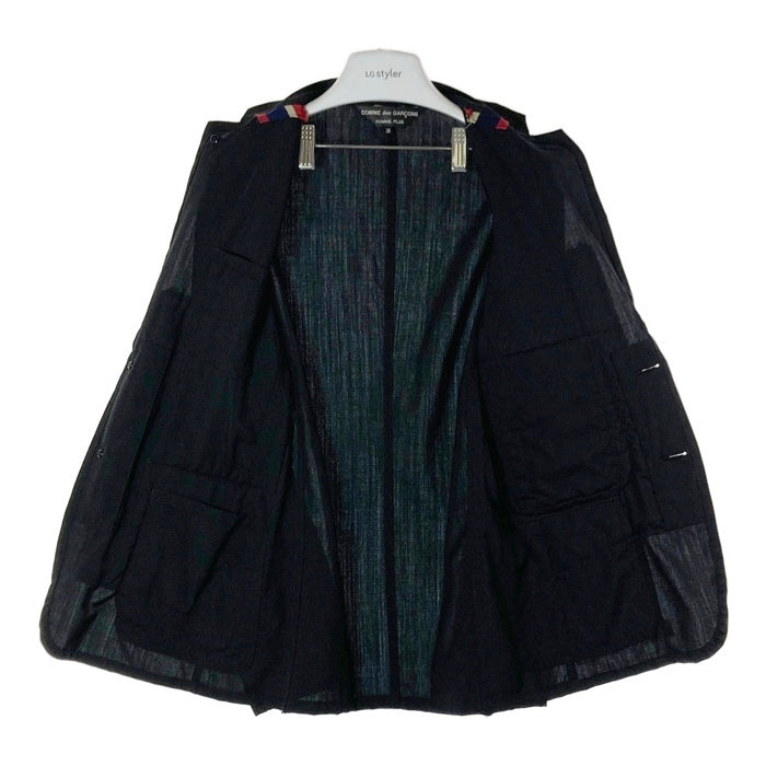 COMME des GARCONS HOMME PLUS コムデギャルソンオムプリュス AD2009 PE-J021 パッチワーク テーラードジャケット ブラック sizeXS 瑞穂店
