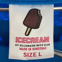 ICE CREAM アイスクリーム チョコバー プリント Tシャツ ブルー sizeL 瑞穂店