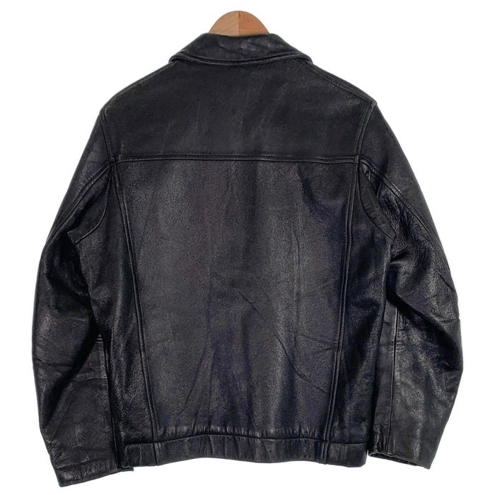 70`s 80`s Pinet Maitre tailleur ピネ メートル タイユール フランス軍 パイロット レザージャケット ブラック Size M相当 福生店