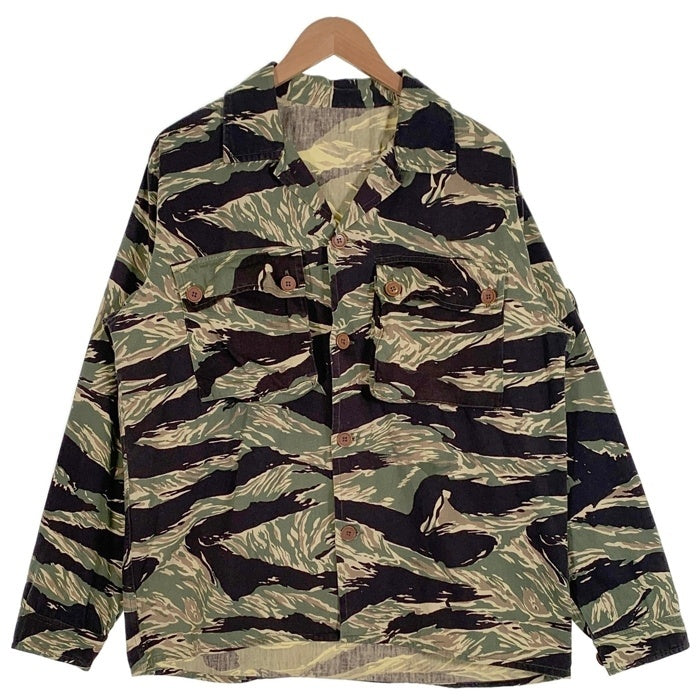 U.S.ARMY レプリカ タイガーストライプ ミリタリーシャツ Size L 福生店