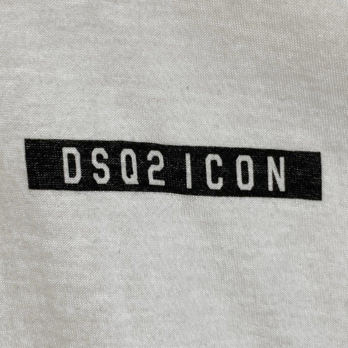 DSQUARED2 ディースクエアード プリントTシャツ ホワイト S79GC0002 S23009 Size XS 瑞穂店