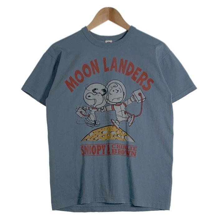 TOYS McCOY トイズマッコイ MOON LANDERS SNOOPY TEE スヌーピー プリントTシャツ ブルー TMC2538 Size L 福生店