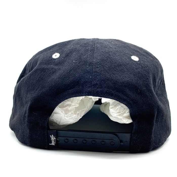 STUSSY ステューシー 刺繍 Sロゴ 国旗 スナップバック キャップ ブラック 131393 福生店