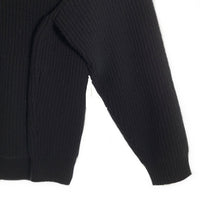 CELINE セリーヌ 21AW HOODED SWEATER IN RIBBED WOOL ニット ウール フーデッド プルオーバー パーカー フーディー ブラック 2A85W423P Size XS 福生店