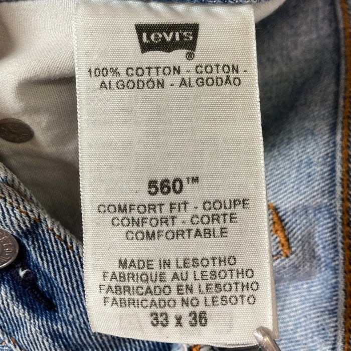 Levi's リーバイス 560 COMFORT FIT テーパードデニムパンツ レソト製 インディゴ sizeW33 瑞穂店