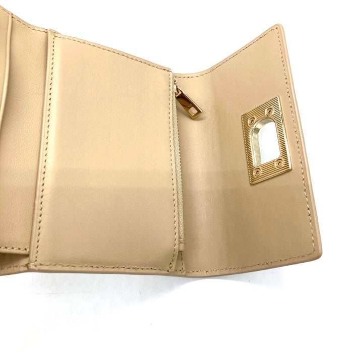FURLA フルラ PCW4ACO ターンロック 三つ折り 財布 ベージュ 瑞穂店