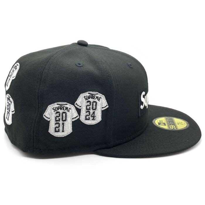 SUPREME シュプリーム 24AW Jerseys Box Logo New Era ジャージーズ ボックスロゴ ニューエラ ベースボールキャップ ブラック Size 7 3/4 (61.5cm) 福生店