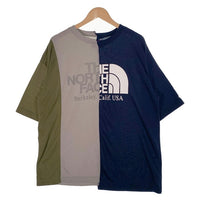 THE NORTH FACE  PURPLE LABEL ノースフェイス パープルレーベル Asymmetly Logo アシンメトリーロゴ 半袖 Tシャツ マルチ NT3916N Size M 福生店