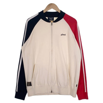 glamb グラム Jan knit jersey ジャンニットジャージ ジップアップ ホワイト GB0118/KNT07 Size 3 福生店
