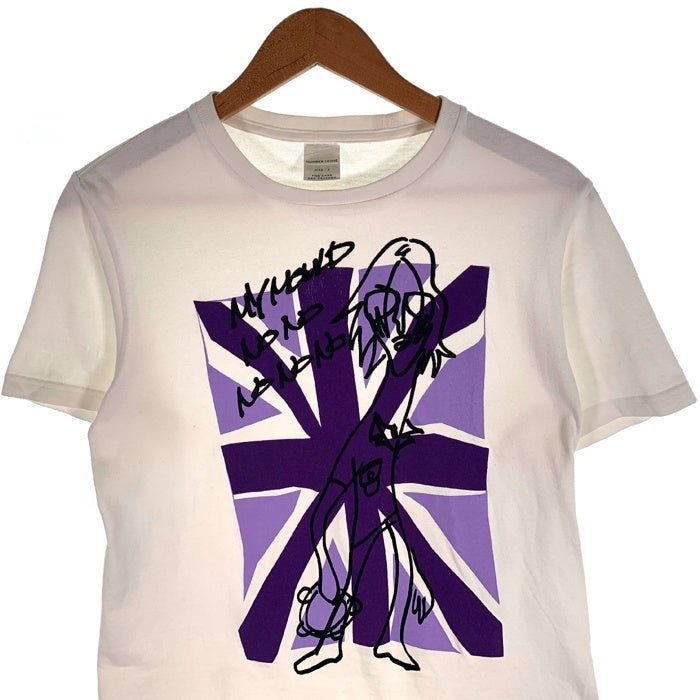 NUMBER(N)INE ナンバーナイン 01SS タイム期 ユニオンジャック プリントTシャツ ジョンレノン ホワイト Size 2 福生店